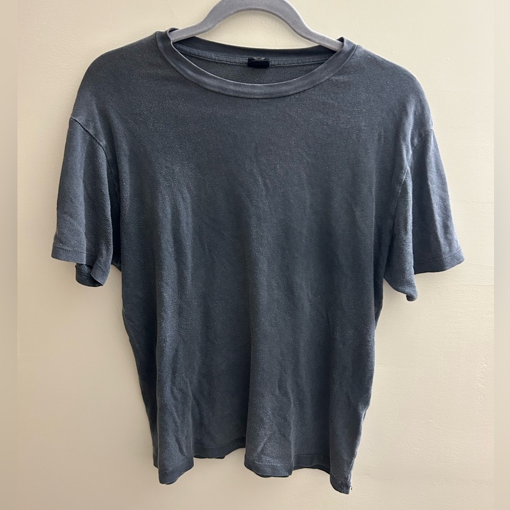 Stone wash grey tee shirt oversized
